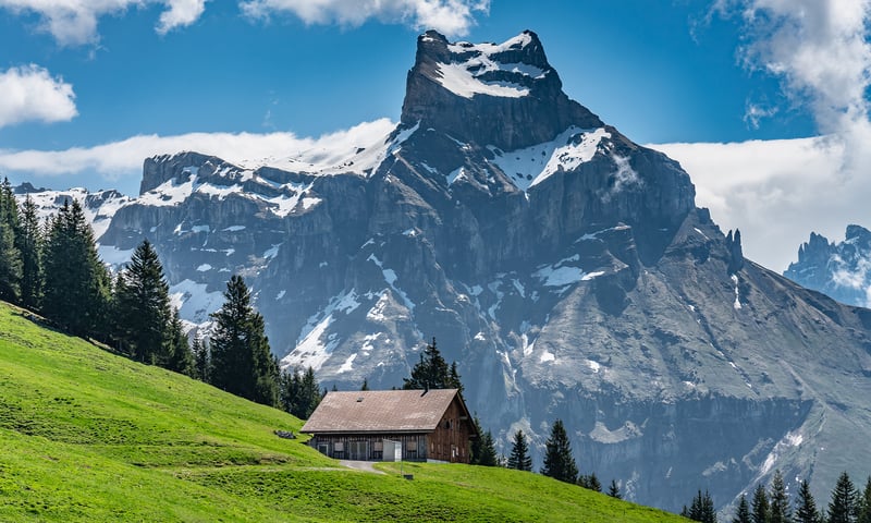 Engelberg is nestled in a magnificent mountain valley.