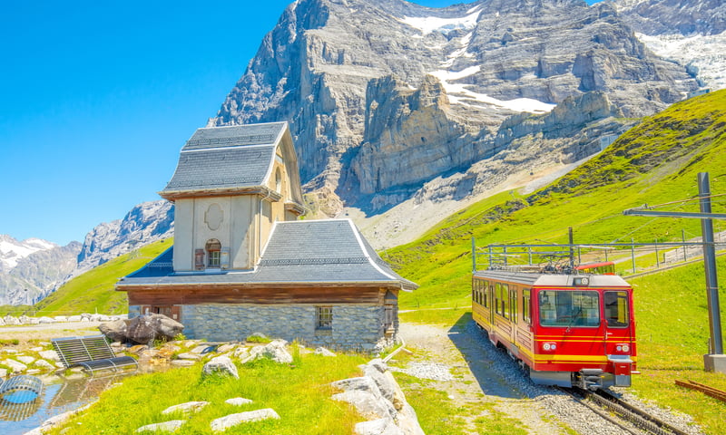 Explore the iconic cogwheel train Jungfrau Railway in the Swiss Alps (optional activity).
