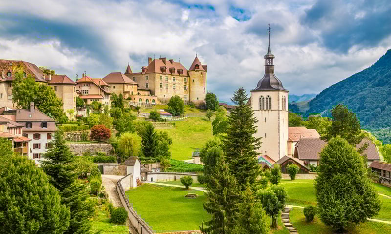 Visit the enchanting medieval town of Gruyeres (optional activity).