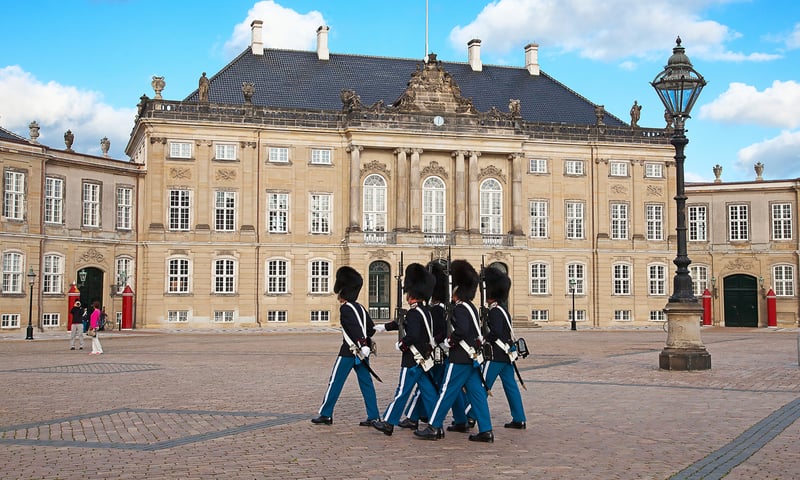 See Copenhagen's Amalienborg Palace during your leisure time.