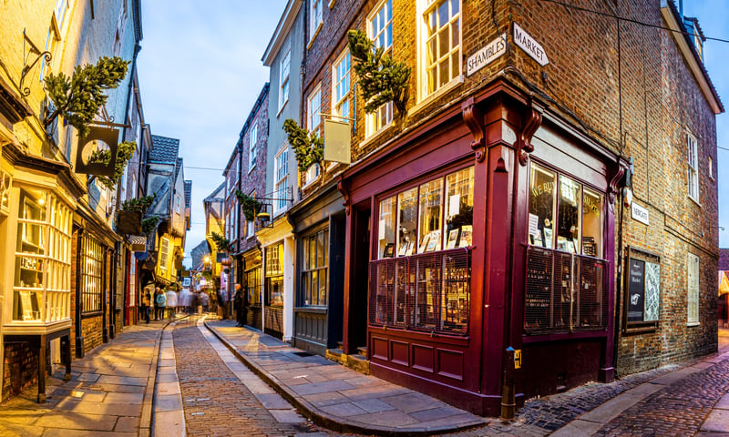 From a viking museum to medieval streets, experience living history in York, England.