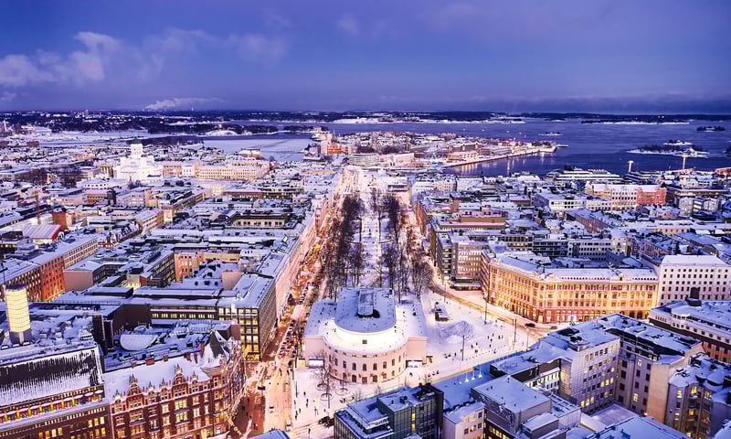 Spend a final night in Helsinki, Finland, before flying home.