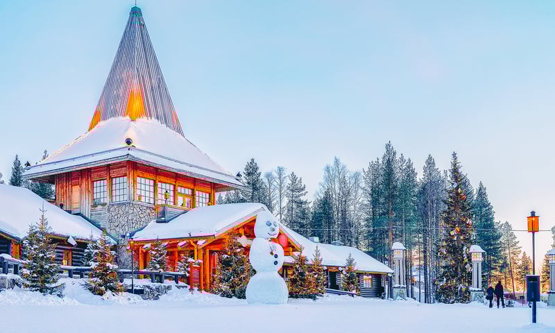 Santa's Village in Rovaniemi, Finland.