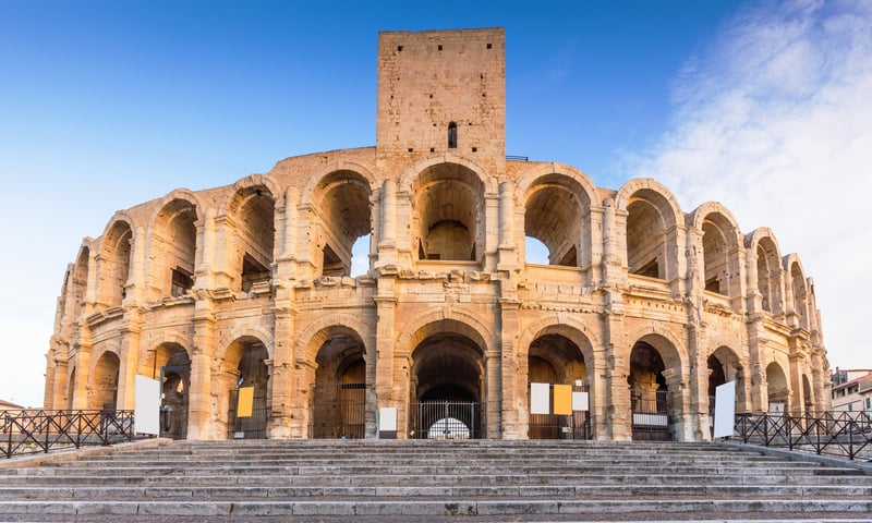 Seek out the Roman amphitheatre in Arles, France.