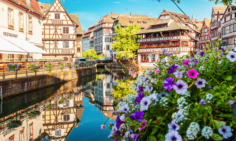 Strasbourg is a vibrant cultural town in northeastern France.