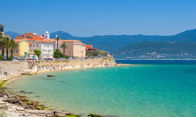 Anchor at Ajaccio, Corsica, the birthplace of Napoleon Bonaparte. (Itinerary 1, 2 & 4)
