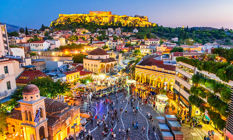 Enjoy a city tour of Athens, Greece.
