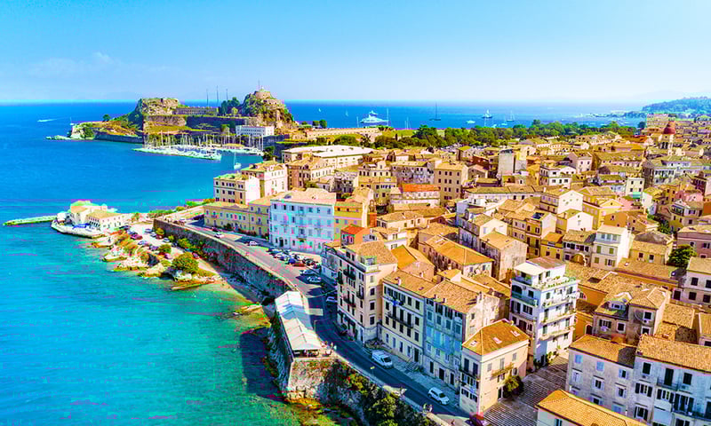 Discover the city of Corfu, one of the ancient jewels of Greece, Island of Corfu.