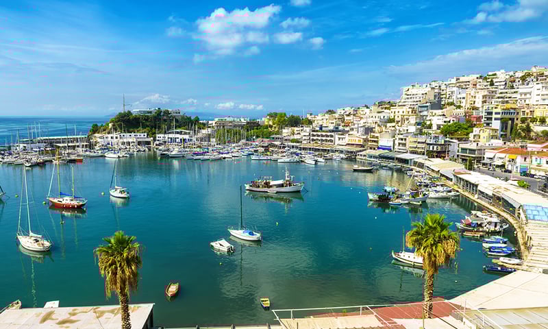 The Piraeus port has served as gateway to Athens since the 5th century BC (Itinerary 1).