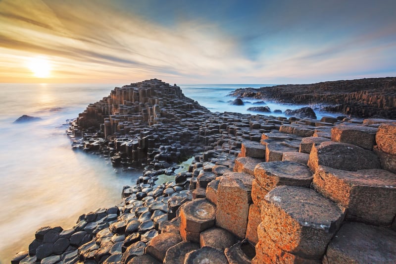 The Causeway Coast is home to Northern Ireland’s Giant’s Causeway.