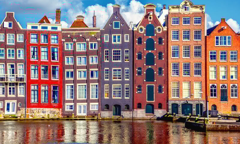 End your adventure in Amsterdam, the Netherlands.