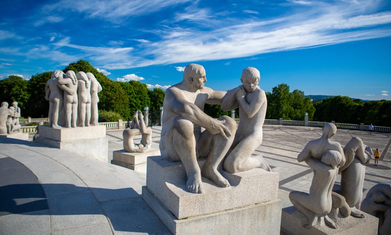 Vigeland Park, Oslo, Norway.