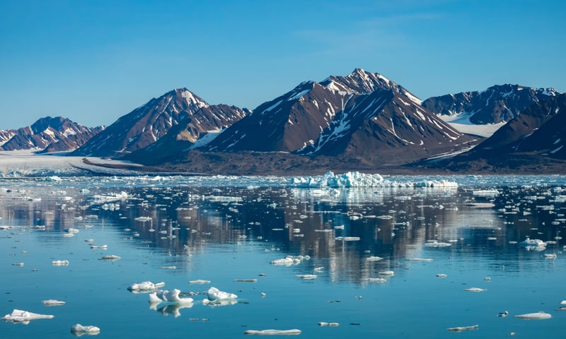 Liefdefjorden, which translates as "The Love Fjord" in English, provides breathtaking views.