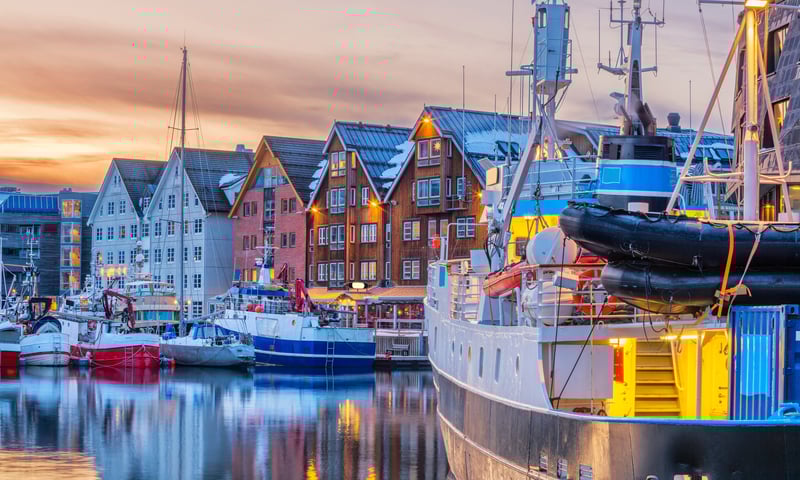 End your adventure in Tromso, Norway.