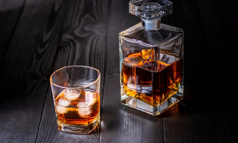 Scotch whisky is Scotland's national drink, made from barley and water.