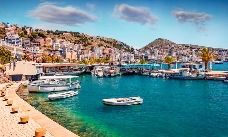 Sarande is a vibrant coastal city on the Albanian Riviera.