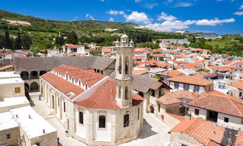 Explore Omodos, a village in Cyprus’ Troodos Mountains (itinerary 2).