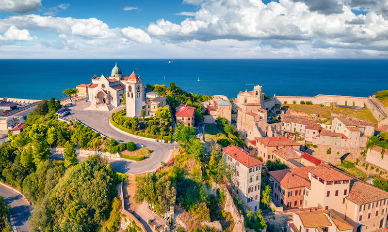 In Ancona, make your way to the Cathedral of Saint Ciriaco during leisure time.