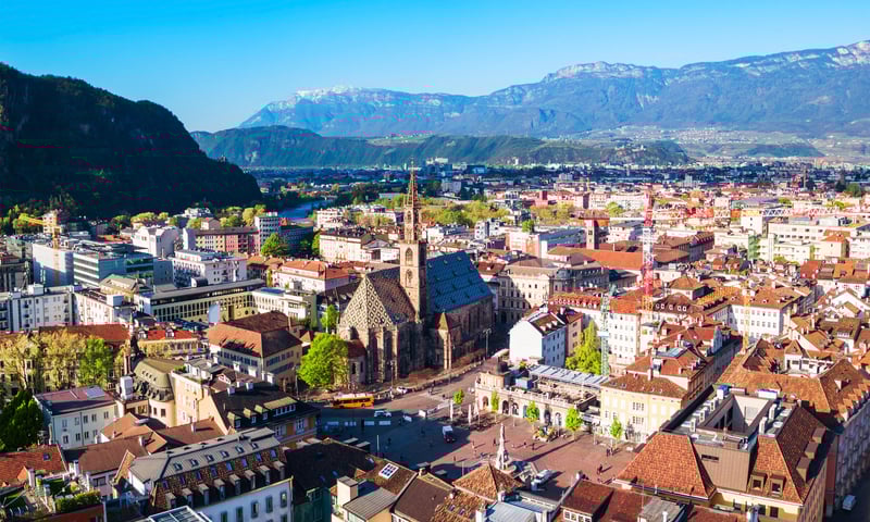 Spend time in Bolzano, known for its blend of Austrian-Tyrolean and Italian cultures.