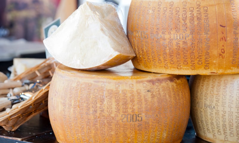 Sample the artisanal secrets of Parmigiano Reggiano’s creation.