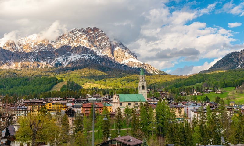 Enjoy a guided walking tour of the Queen of the Dolomites, Cortina D’ampezzo.