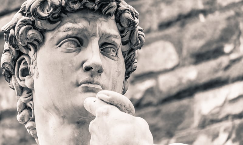 A replica of Michelangelo's statue of David is located in Piazza della Signoria, in Florence, Italy.
