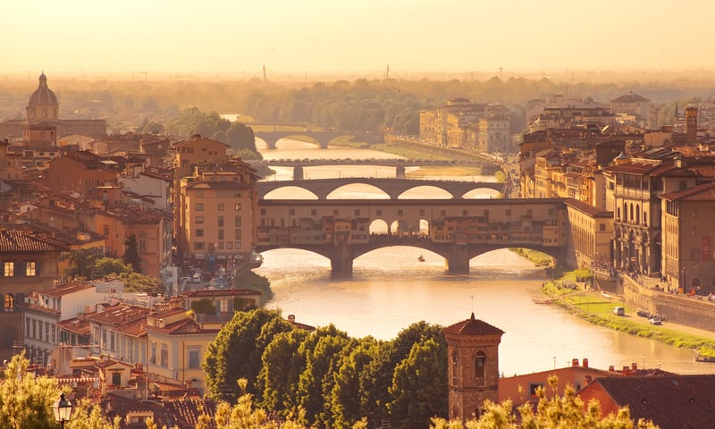 See Florence’s Ponte Vecchio Bridge and centuries of art and history on a city tour.