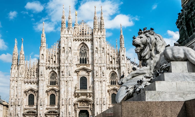 Experience a walking tour through the fashion-forward city of Milan.