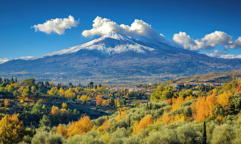 Walk upon Mt Etna's spectacular Silvestri Craters, inactive for over a century.