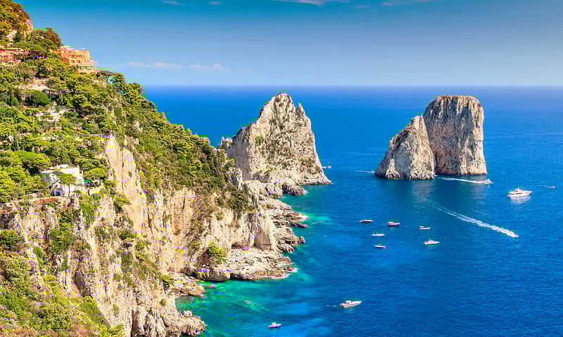 Visit Capri Island after docking in Naples, Italy (Itinerary 2, charges apply).
