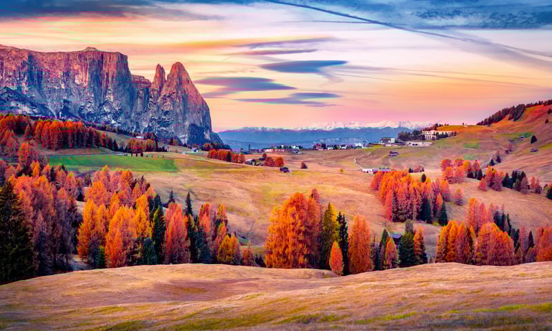 Witness the amazing colours of autumn in South Tyrol, Italy.