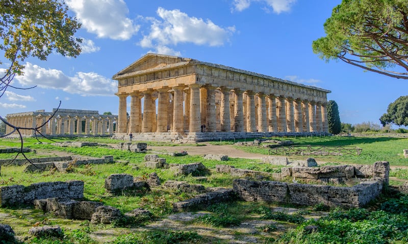 Discover the ancient sites of Paestum, Italy.