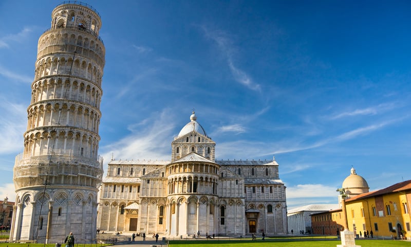 Explore Pisa's Tuscan architectural gems.