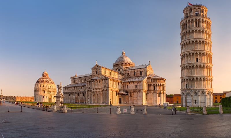 Join an optional tour headed for Pisa, Italy, charges apply.