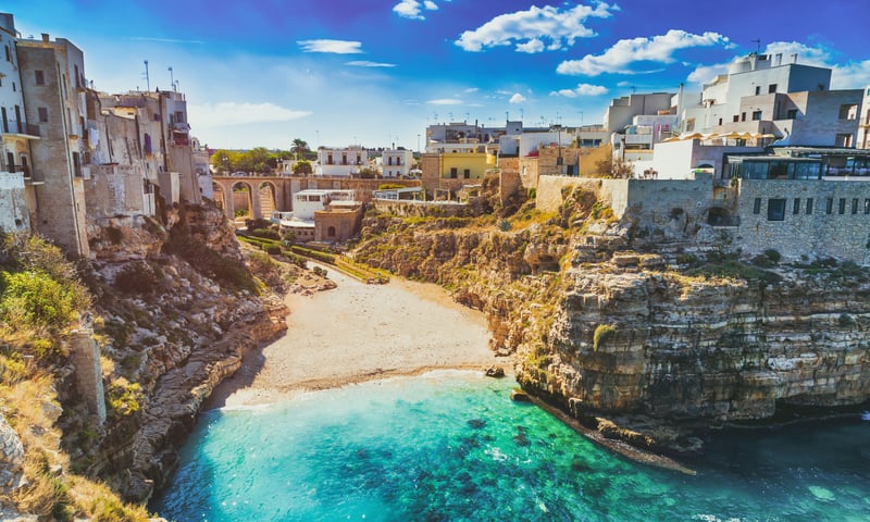 Take an optional shore excursion from Bari to Italy's Polignano a Mare.