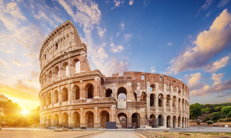 Enjoy a guided tour of Rome.
