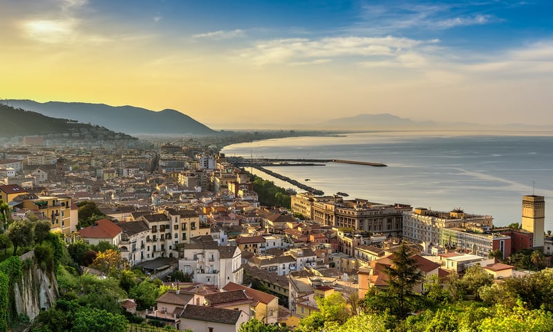 Salerno is an ancient coastal city in Italy.