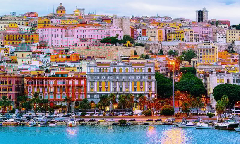 Discover the Italian port city of Cagliari, Sardinia’s colourful capital, itinerary 3 and 4.