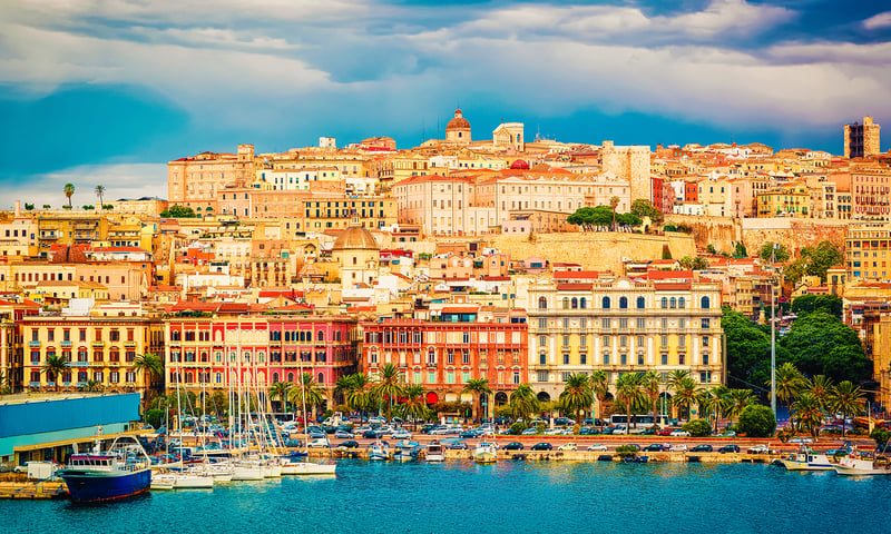Enjoy leisure time in Cagliari, Sardinia's historic capital, Itinerary 2.
