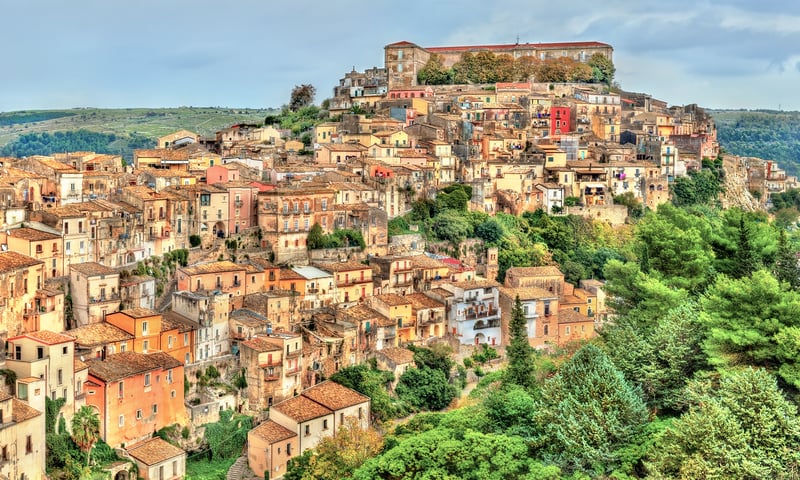 Ragusa is home to UNESCO-listed Baroque churches and palaces.