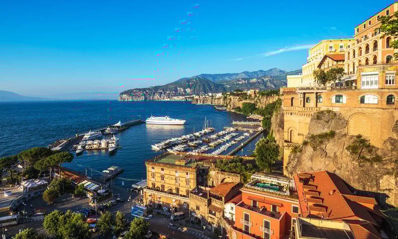 Visit Sorrento, on the Amalfi Coast, Italy (Itinerary 1).