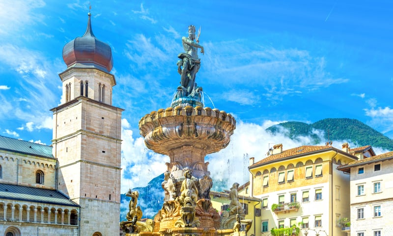 Visit Trento for its relaxed, Italian-Tyrol atmosphere, alpine views and rich history.