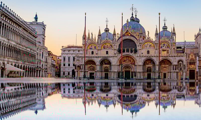 Enjoy a walking tour of Venice, Italy.