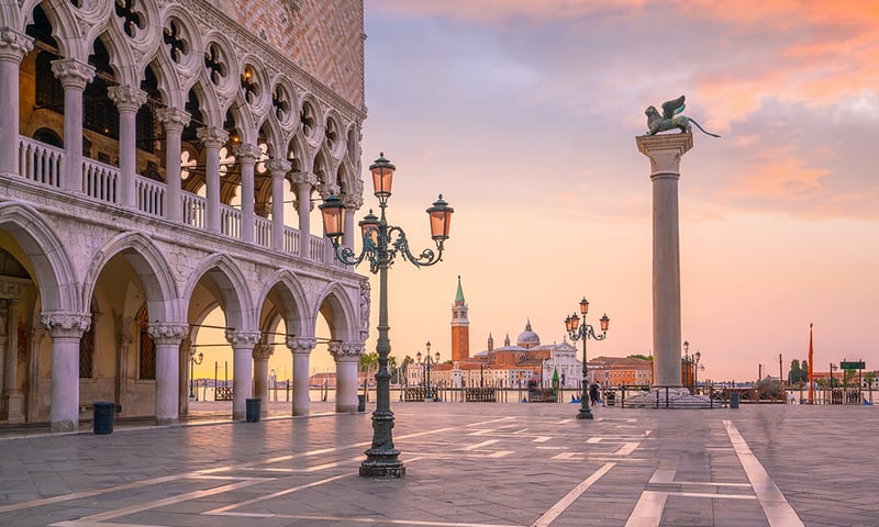 Begin your guided tour of Venice at Piazza San Marco (St Mark's Square).