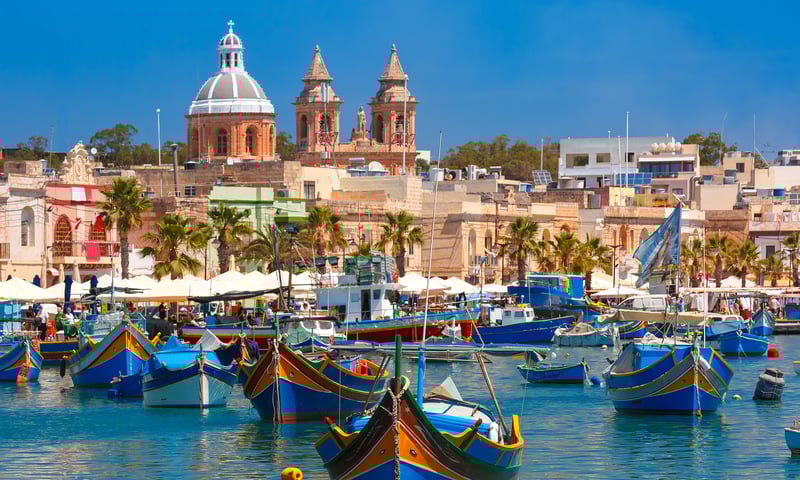 Explore the pretty harbour of Marsaxlokk, Malta, Itinerary 2.