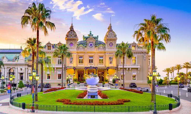 Experience the nightlife of Monte Carlo and perhaps hit it big at the Casino in Monaco.