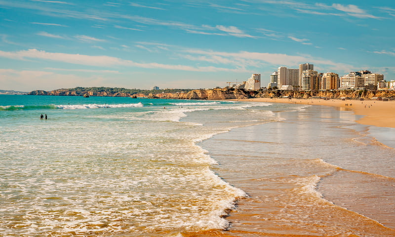 Discover stunning Rocha Beach while in Portimao, Portugal.