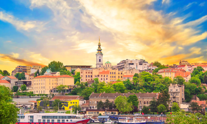 The capital of Serbia, Belgrade.