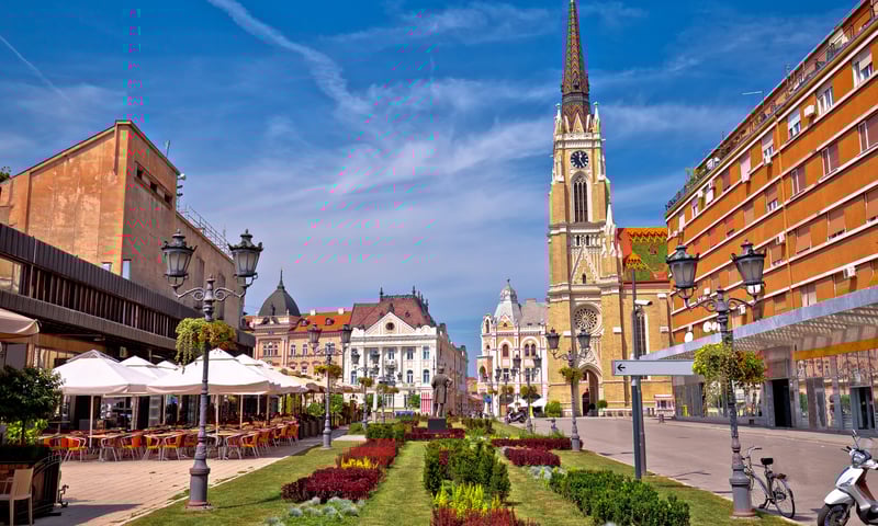 Novi Sad is Serbia’s second-largest city.