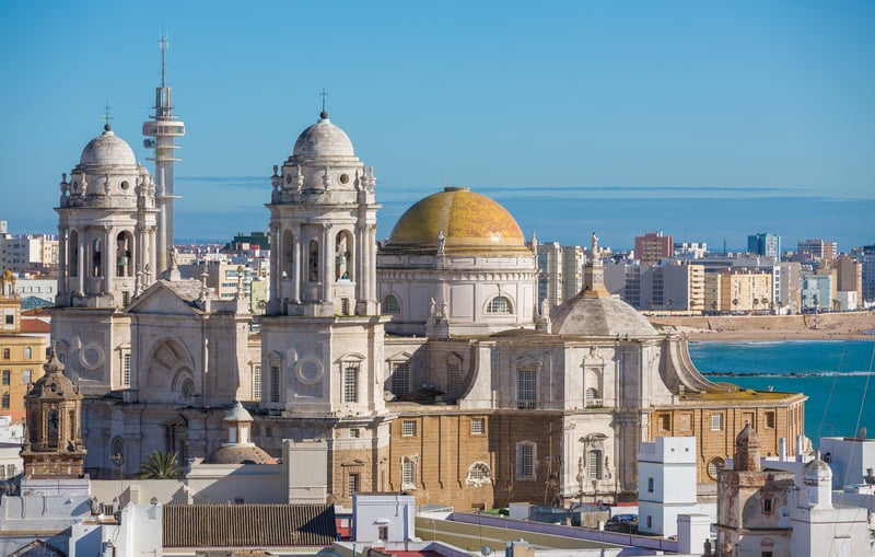Cadiz is an ancient port city in southwestern Spain.